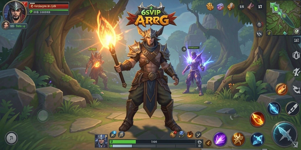 Tampilan gameplay seru dalam dunia ARPG di 6SVIP.