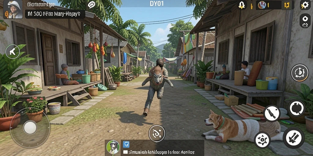 Tampilan gameplay DY01 yang menarik dalam dunia simulasi.