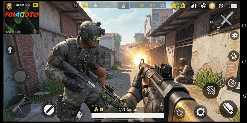 Tampilan memukau dari gameplay intens <strong>FOMOTOTO</strong>.