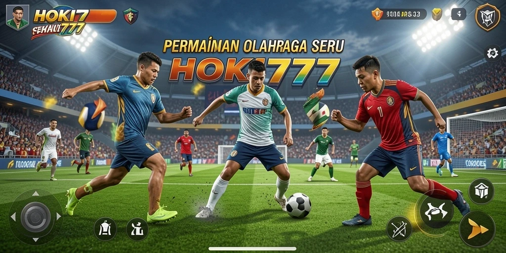 Tangkapan layar HOKI777 menampilkan aksi seru dalam permainan olahraga.