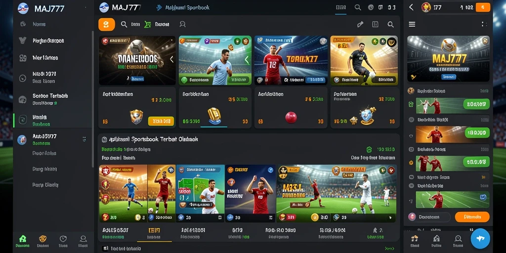 Tampilan gameplay MAJ777 yang menarik dan interaktif dalam taruhan olahraga.