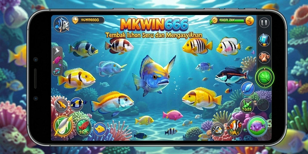 Tampilan gameplay seru dalam MKWIN666 yang memukau.