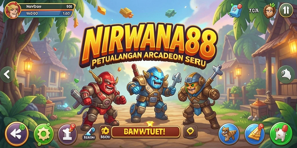 Tampilan gameplay menarik di NIRWANA88 dengan aksi arcade seru.