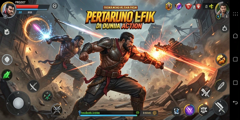 Tampilan gameplay PRG007 yang penuh aksi dan mendebarkan.