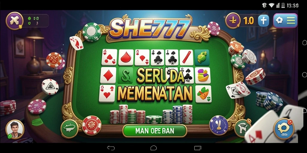 Gameplay Domino seru dengan desain menarik.