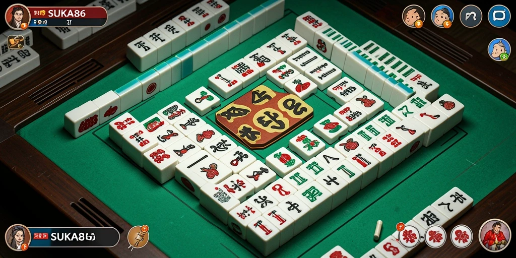 Tangkapan layar gameplay SUKA86 yang menampilkan tantangan Mahjong yang seru.