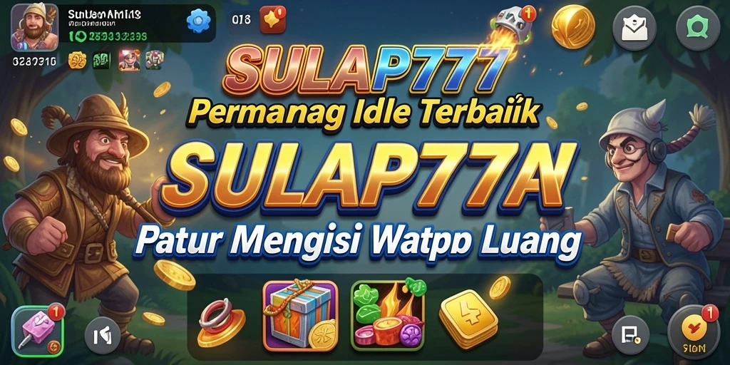 Tangkapan layar utama SULAP777 menunjukkan gameplay Idle yang menarik dan interaktif.