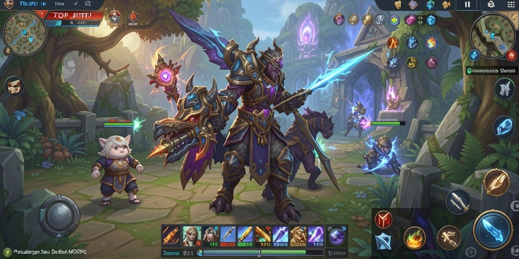 Gameplay menakjubkan di dunia MMORPG TOPJITU.